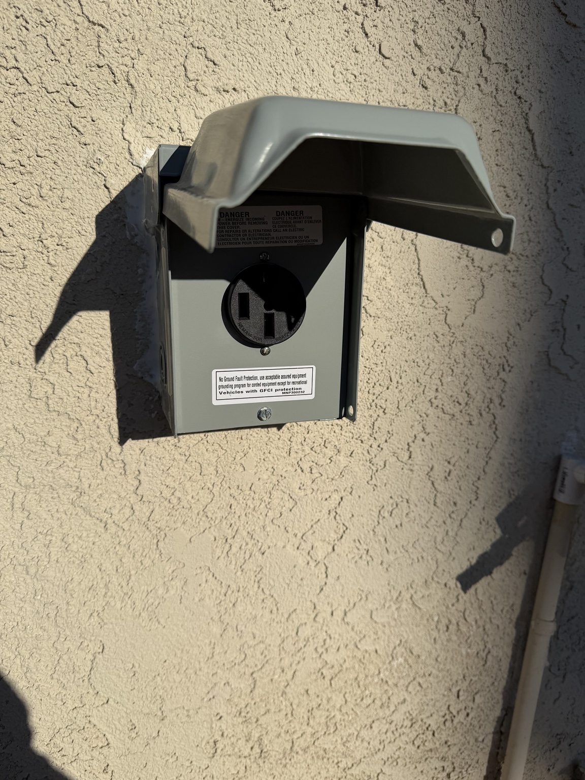 EV charger installation by M's Electric