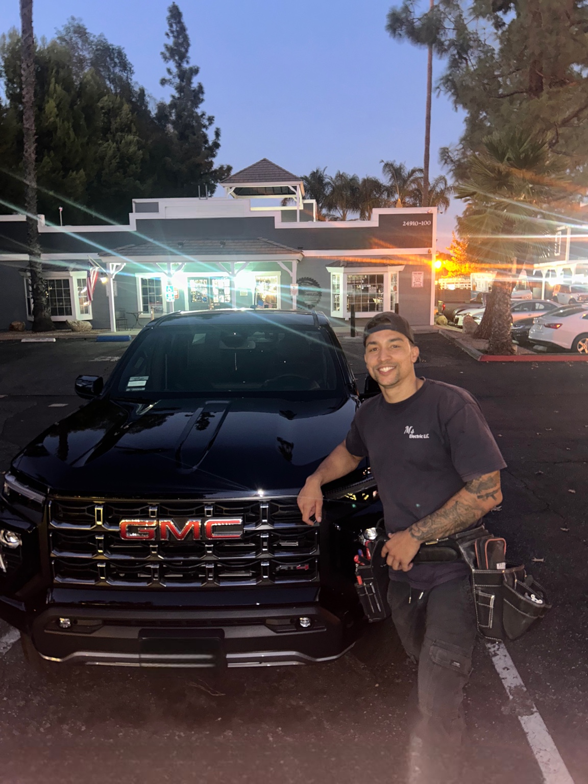 Malik, owner of M's Electric
