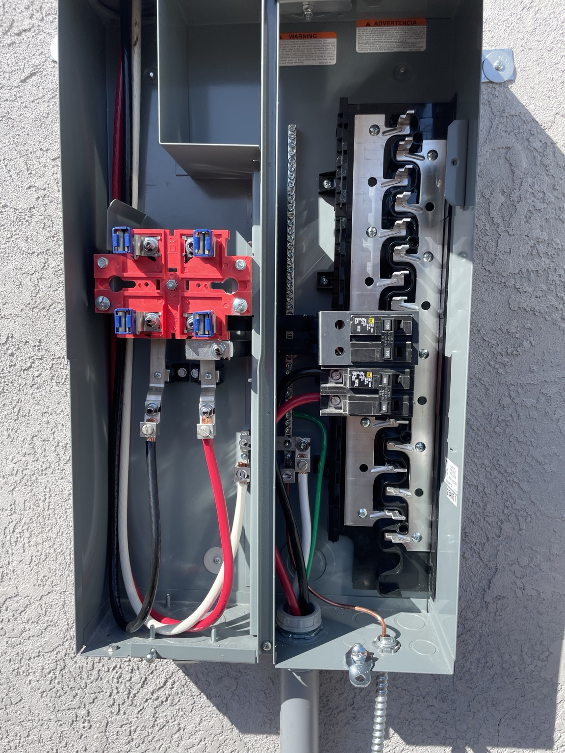 Electrical panel installation by M's Electric