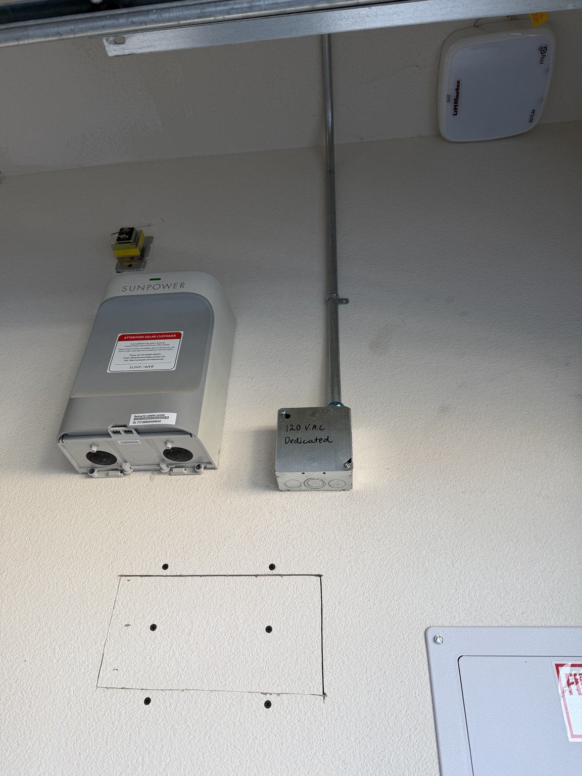 Electrical equipment installation by M's Electric
